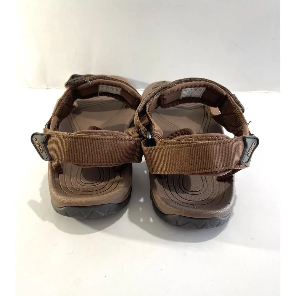 Weka comfort sandals hiking summer outdoor sports strappy brown waterproof men 9